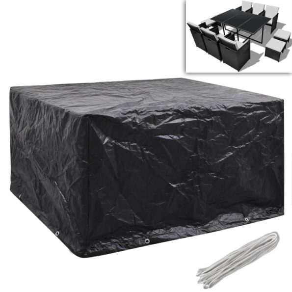 VXL8719883809465_g_en_hd_1.jpg vidaXL Ochranné obaly na záhradný nábytok 2 ks 172x113cm polyratanová súprava pre 6 osôb 8 očiek – Obrázok 2