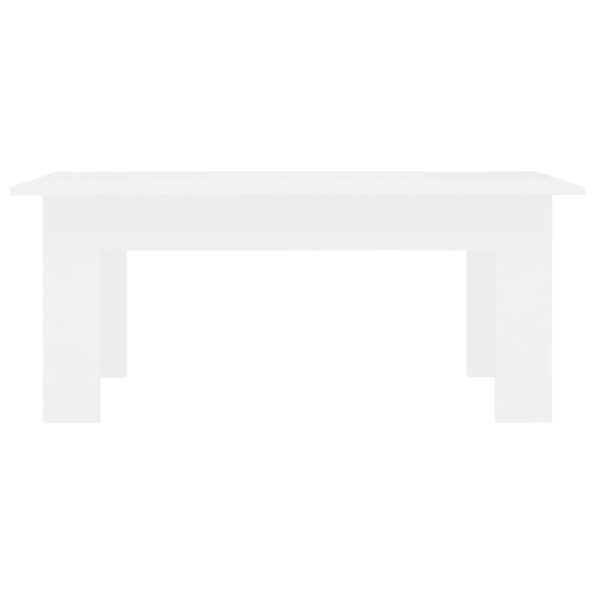 vidaXL Konferenčný stolík biely 100x60x42 cm drevotrieska – Obrázok 4