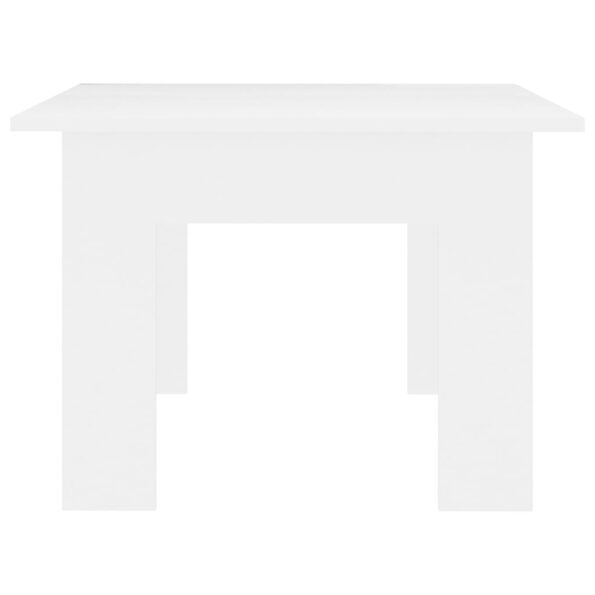 vidaXL Konferenčný stolík biely 100x60x42 cm drevotrieska – Obrázok 5