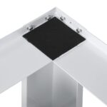 vidaXL Dvojitý podstavec pod práčku a sušičku, biely – Obrázok 5