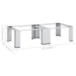 vidaXL Dvojitý podstavec pod práčku a sušičku, biely – Obrázok 6