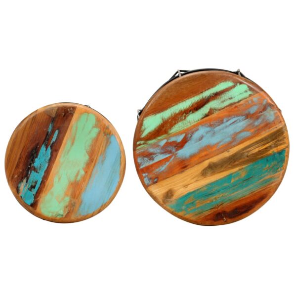 vidaXL Konferenčné stolíky 2 ks, recyklovaný masív – Obrázok 3