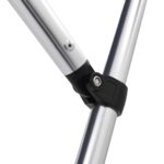 vidaXL Strieška Bimini s 3 oblúkmi, modrá 183x140x137 cm – Obrázok 10