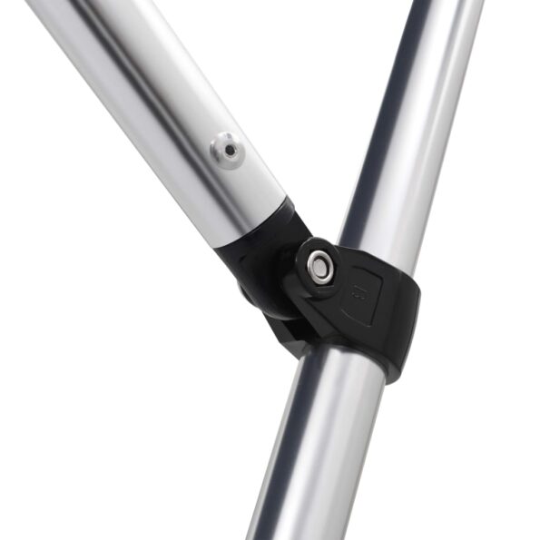 vidaXL Strieška Bimini s 3 oblúkmi, modrá 183x140x137 cm – Obrázok 10