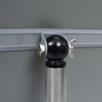 vidaXL Stojan na plagát A4 strieborný hliníková zliatina – Obrázok 2