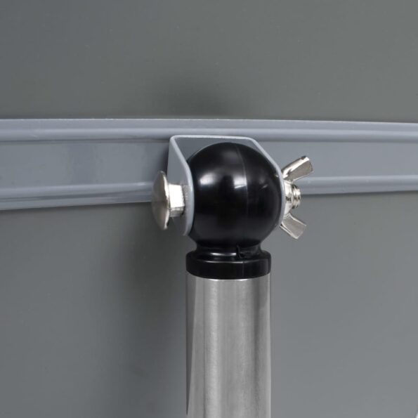 vidaXL Stojan na plagát A4 strieborný hliníková zliatina – Obrázok 2