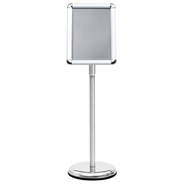 vidaXL Stojan na plagát A4 strieborný hliníková zliatina – Obrázok 3