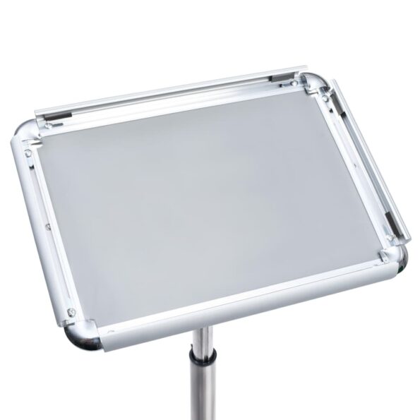 vidaXL Stojan na plagát A4 strieborný hliníková zliatina – Obrázok 9