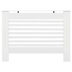 vidaXL Kryty na radiátor 2 ks biele 112x19x81,5 cm MDF – Obrázok 4