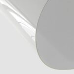 vidaXL Chránič na stôl priehľadný Ø 80 cm 2 mm PVC – Obrázok 3
