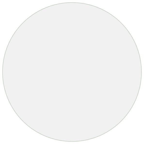 vidaXL Chránič na stôl priehľadný Ø 110 cm 2 mm PVC – Obrázok 2