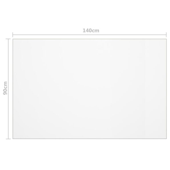 vidaXL Chránič na stôl, matný 140x90 cm, 1,6 mm, PVC – Obrázok 6