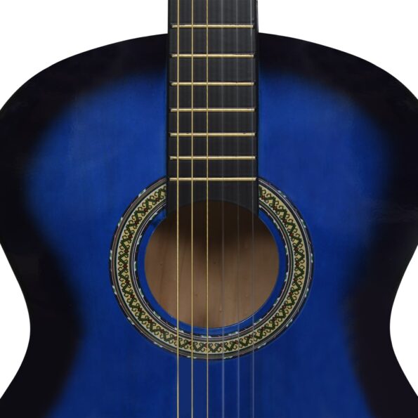 VXL8719883885254_g_en_hd_9.jpg vidaXL 12-dielna klasická gitarová sada pre začiatočníkov modrá 4/4 39" – Obrázok 10