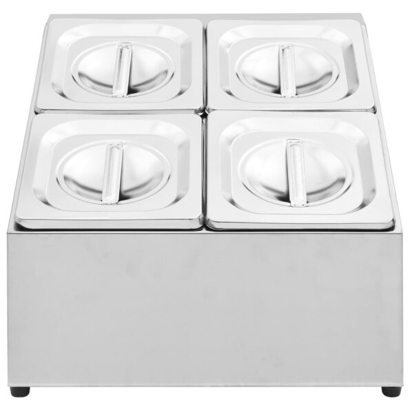 VXL8719883914176_g_en_hd_1.jpg vidaXL Držiak na gastronádoby so 4 GN 1/6 nádobami nehrdzavejúca oceľ – Obrázok 3