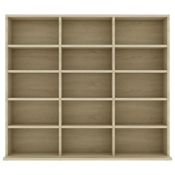 VXL8719883914923_g_en_hd_2.jpg vidaXL Skrinka na CD, dub sonoma 102x23x89,5 cm, kompozitné drevo – Obrázok 4