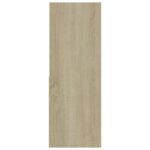 vidaXL Knižnica, dub sonoma 67x24x161 cm, kompozitné drevo – Obrázok 10