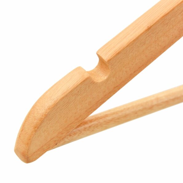 vidaXL 100-dielna sada vešiakov na oblečenie tvrdé drevo protišmyková – Obrázok 4