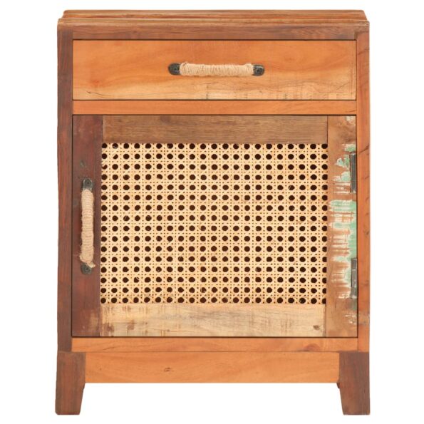 vidaXL Nočný stolík 40x30x50 cm, recyklovaný masív – Obrázok 3