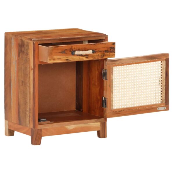 vidaXL Nočný stolík 40x30x50 cm, recyklovaný masív – Obrázok 4