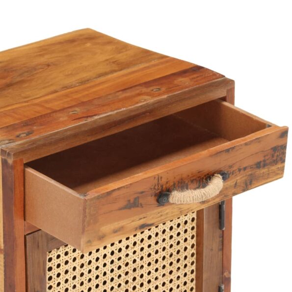 vidaXL Nočný stolík 40x30x50 cm, recyklovaný masív – Obrázok 5
