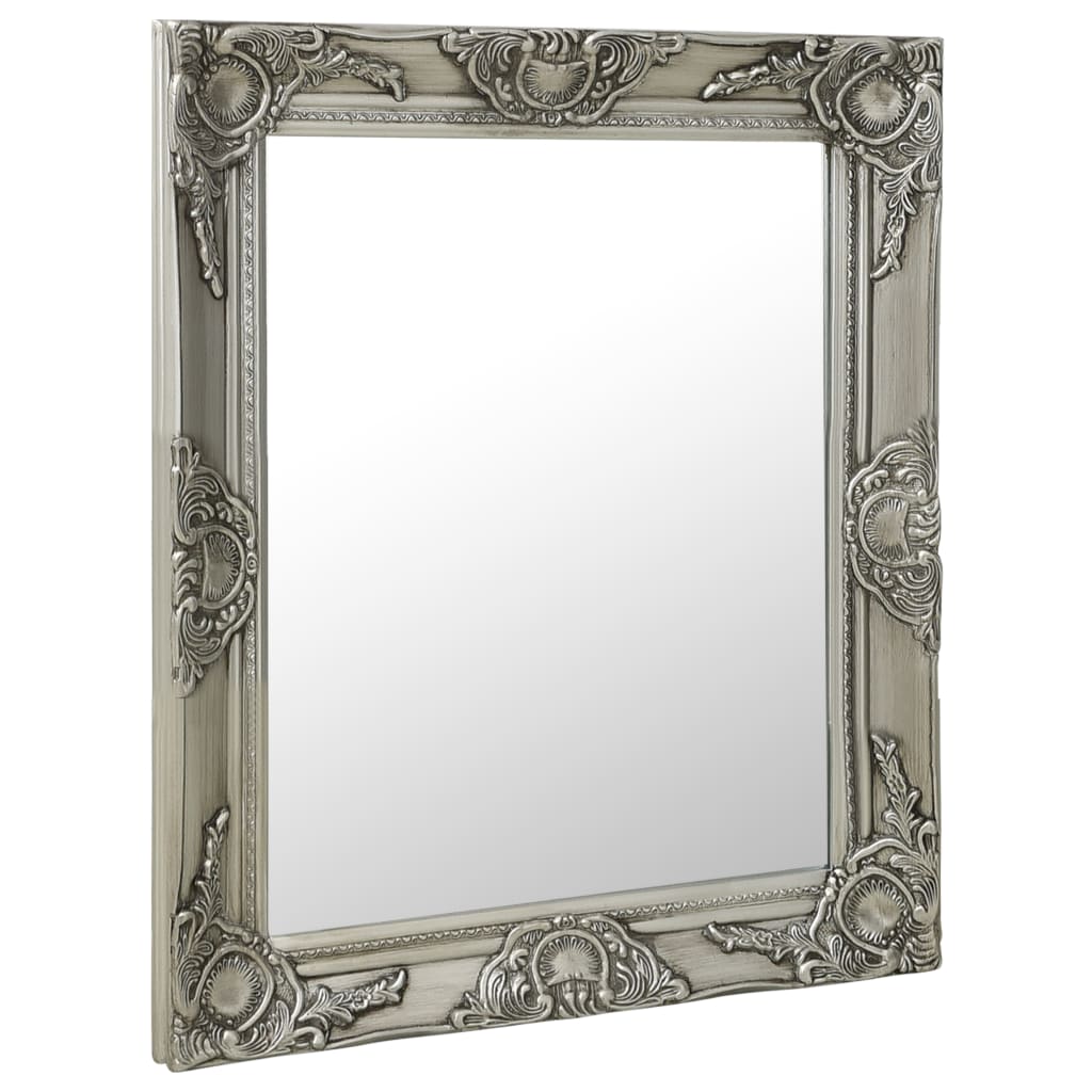 VXL8720286009369_a_en_hd_1.jpg vidaXL Nástenné zrkadlo v barokovom štýle 50x60 cm strieborné – Obrázok 1