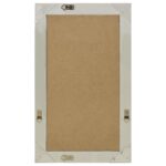 vidaXL Nástenné zrkadlo v barokovom štýle 50x80 cm strieborné – Obrázok 3