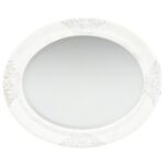 vidaXL Nástenné zrkadlo v barokovom štýle 50x60 cm biele – Obrázok 3