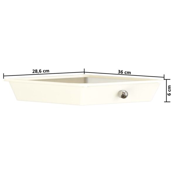 vidaXL Mobilný úložný vozík s 10 zásuvkami biely plastový – Obrázok 9