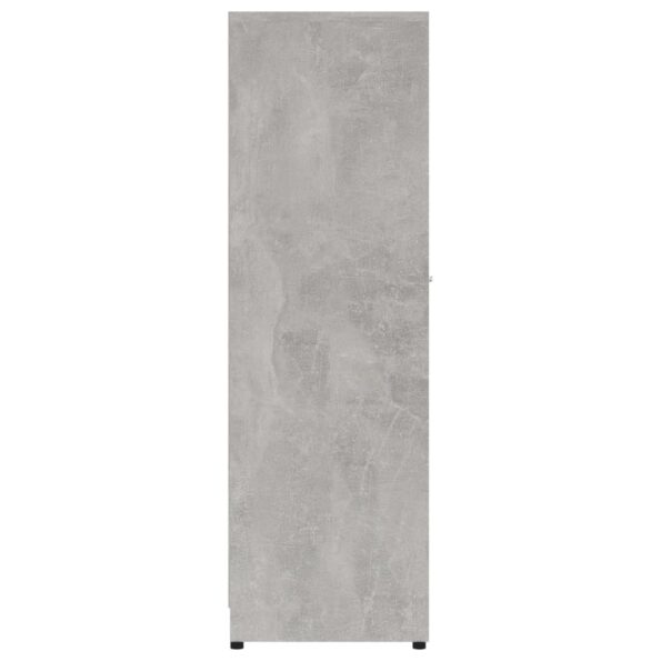 vidaXL Skrinka do kúpeľne, betónovo sivá 30x30x95 cm, kompozitné drevo – Obrázok 8