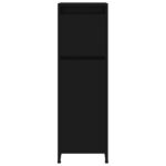 vidaXL Skrinka do kúpeľne, čierna 30x30x95 cm, kompozitné drevo – Obrázok 7