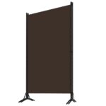 vidaXL 3-panelový paraván hnedý 260x180 cm – Obrázok 3