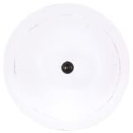 vidaXL Industriálna vintage závesná lampa 25 W, biela 41 cm E27 – Obrázok 7