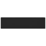 vidaXL Umývadlo s prepadom, keramika, matné čierne – Obrázok 4