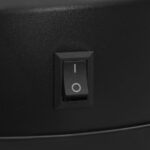 vidaXL Automatický odpadkový kôš, senzor 30 l, uhlíková oceľ, čierny – Obrázok 4