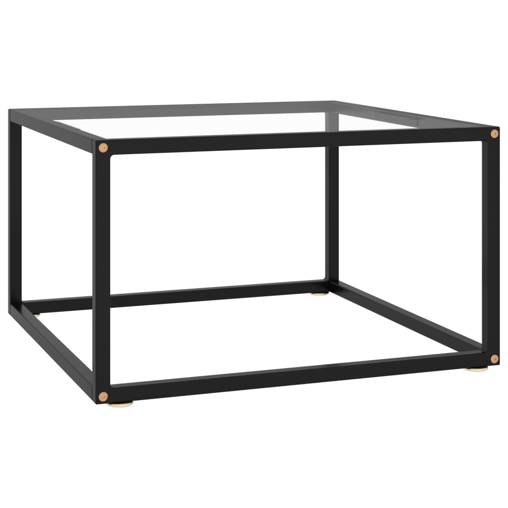 VXL8720286057995_a_en_hd_1.jpg vidaXL Konferenčný stolík, čierny, tvrdené sklo 60x60x35 cm – Obrázok 1