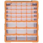 vidaXL Organizér s 39 zásuvkami 38x16x47 cm – Obrázok 4