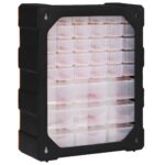 vidaXL Organizér s 39 zásuvkami 38x16x47 cm – Obrázok 6