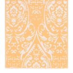 vidaXL Vonkajší koberec oranžovo-biely 80x150 cm PP – Obrázok 4