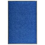 vidaXL Rohožka, prateľná, modrá 60x90 cm