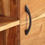 vidaXL Komoda 116x30x66 cm masívne akáciové drevo – Obrázok 2