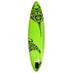 vidaXL Nafukovací Stand Up Paddleboard 305x76x15 cm zelený – Obrázok 4