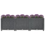 vidaXL Vyvýšený záhon 120x40x38 cm polypropylén – Obrázok 4