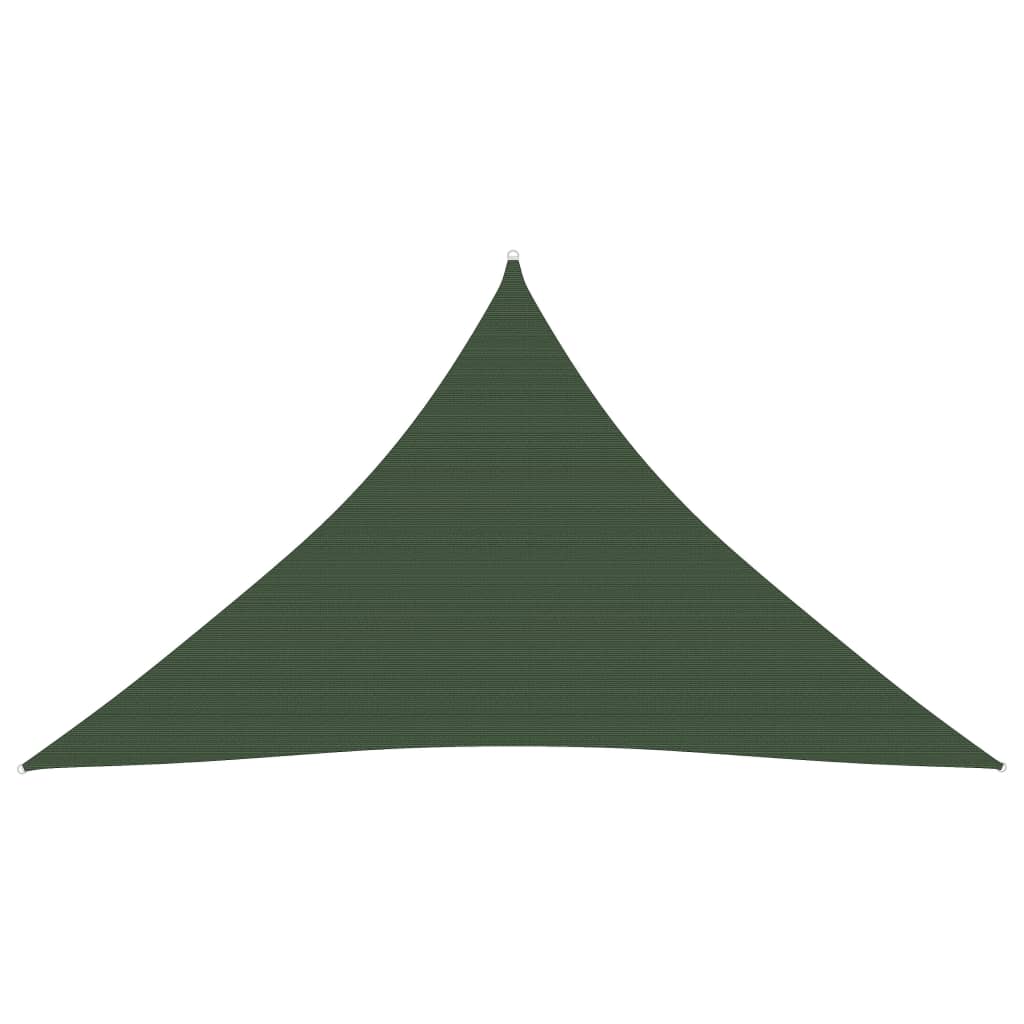 VXL8720286100486_a_en_hd_1.jpg vidaXL Tieniaca plachta 160 g/m² tmavozelená 5x5x6 m HDPE – Obrázok 1