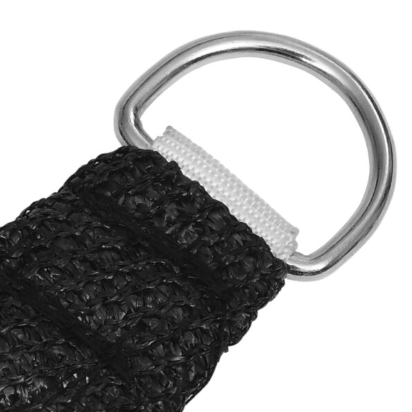 vidaXL Tieniaca plachta 160 g/m² čierna 3,5x4,5 m HDPE – Obrázok 4