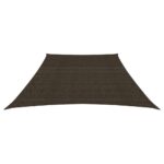 vidaXL Tieniaca plachta 160 g/m² hnedá 3/4x2 m HDPE – Obrázok 2