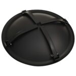 vidaXL 2 v 1 ohnisko s grilom a kutáčom 56x56x49 cm oceľ – Obrázok 8