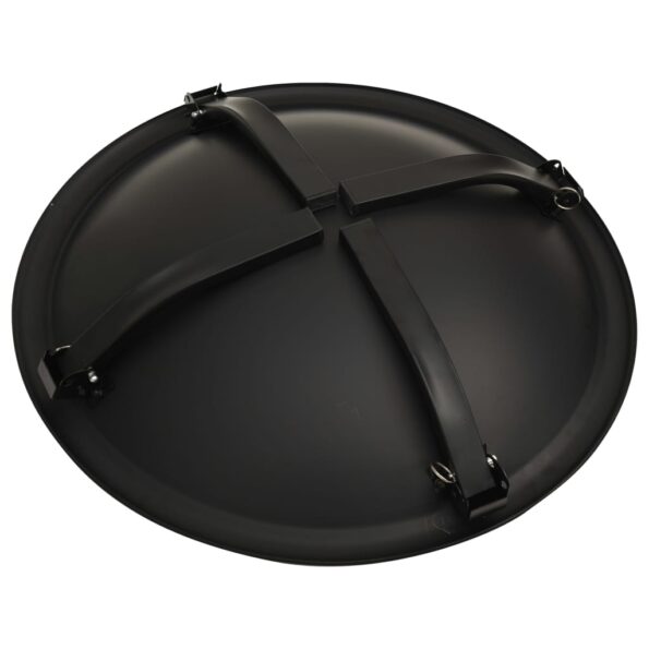 vidaXL 2 v 1 ohnisko s grilom a kutáčom 56x56x49 cm oceľ – Obrázok 8