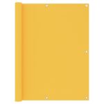 vidaXL Balkónová markíza, žltá 120x500 cm, oxfordská látka