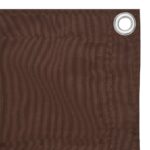 vidaXL Balkónová markíza, hnedá 75x500 cm, oxfordská látka – Obrázok 3