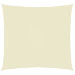 vidaXL Tieniaca plachta, oxford, obdĺžniková 2,5x3 m, krémová